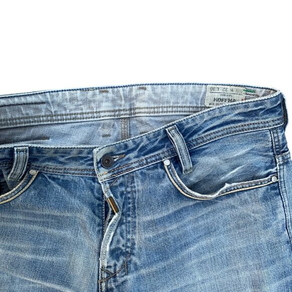 Vintage Diesel Jeans Size 32 KOFFHA Blue - Picture 6 of 6